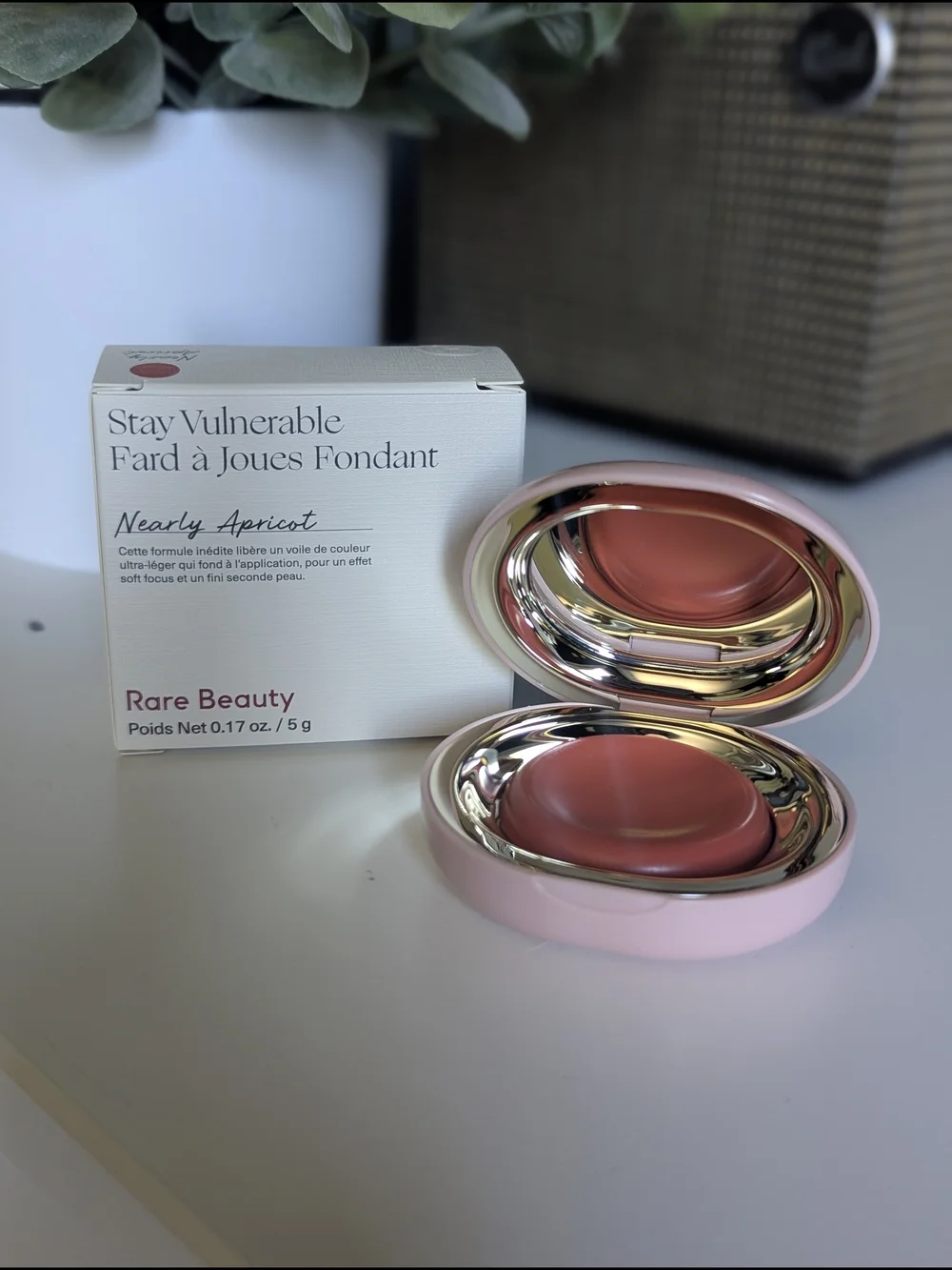 Rare Beauty Stay Vulnerable Cream Blush - Nearly Apricot